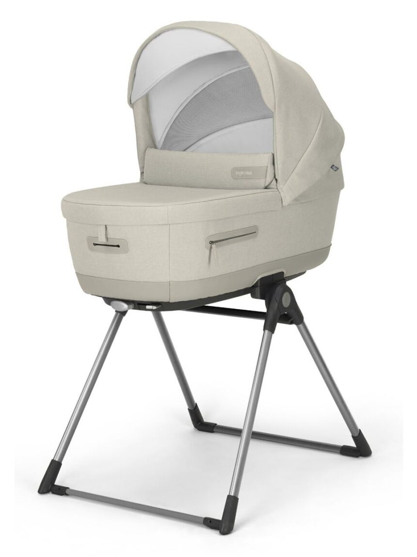 Aptica system quattro colore cashmere beige con telaio nero e seggiolino auto cab - Inglesina