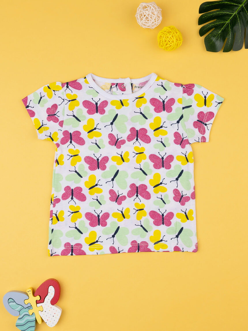 T-shirt maniche corte bimba stampa allover - Prénatal