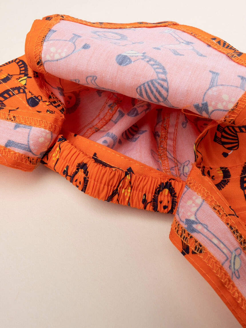 Bandana arancione bimbo giraffe - Prénatal