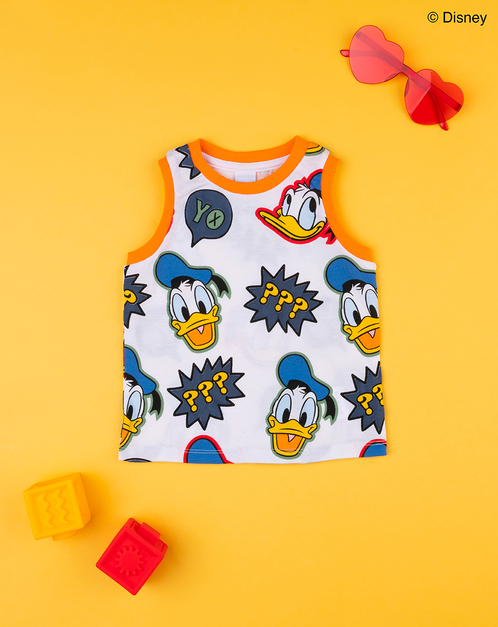 Canotta spalla larga bimbo disney paperino - Prénatal