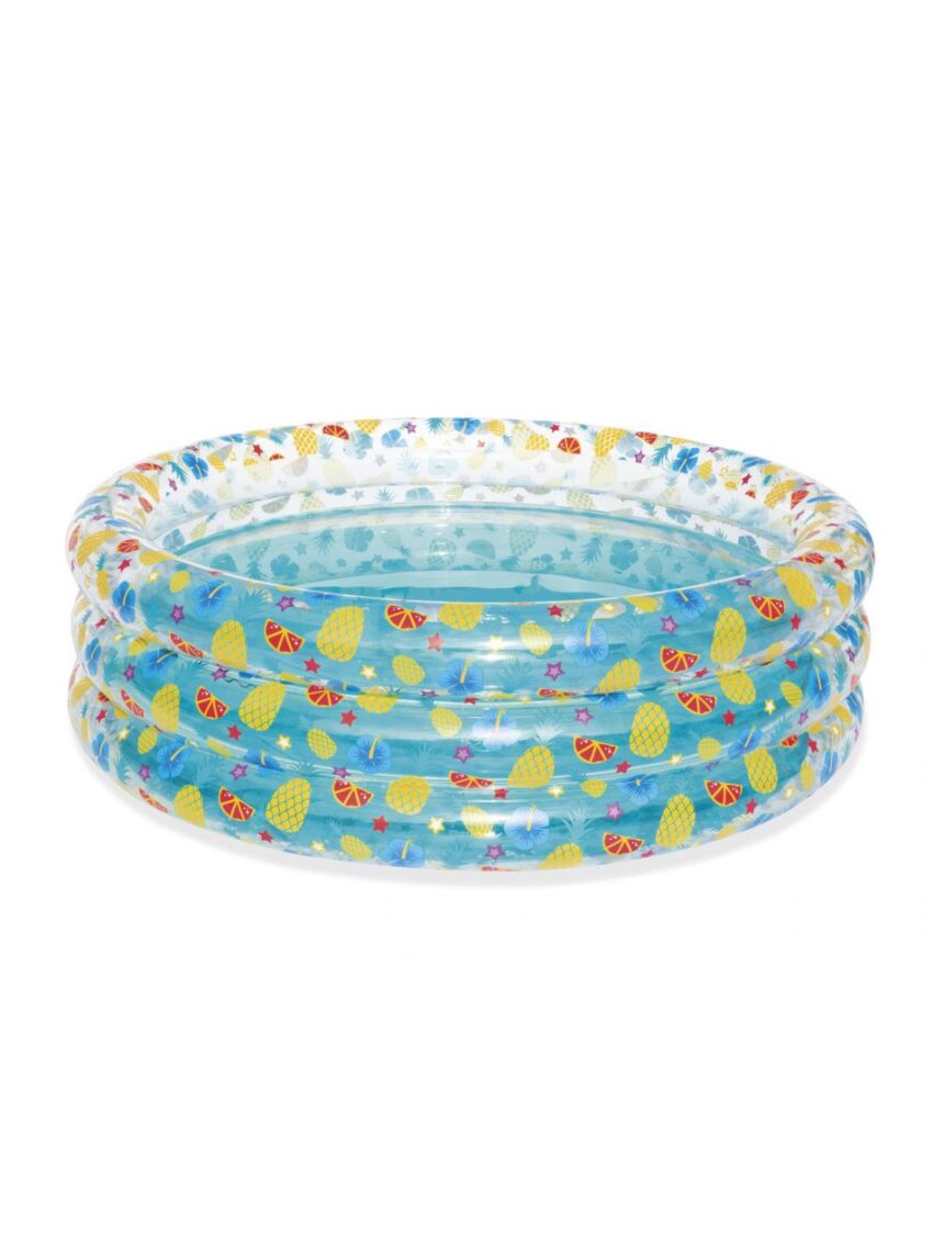 Piscina sea life trasparente a 3 anelli 170x53 cm - bestway - Bestway