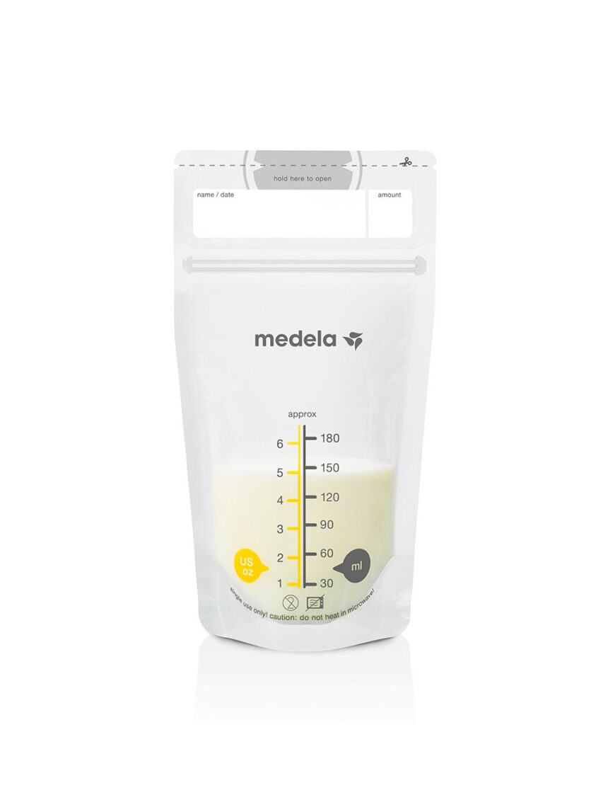 Sacche conservazione latte 180ml, 25 pz - Medela