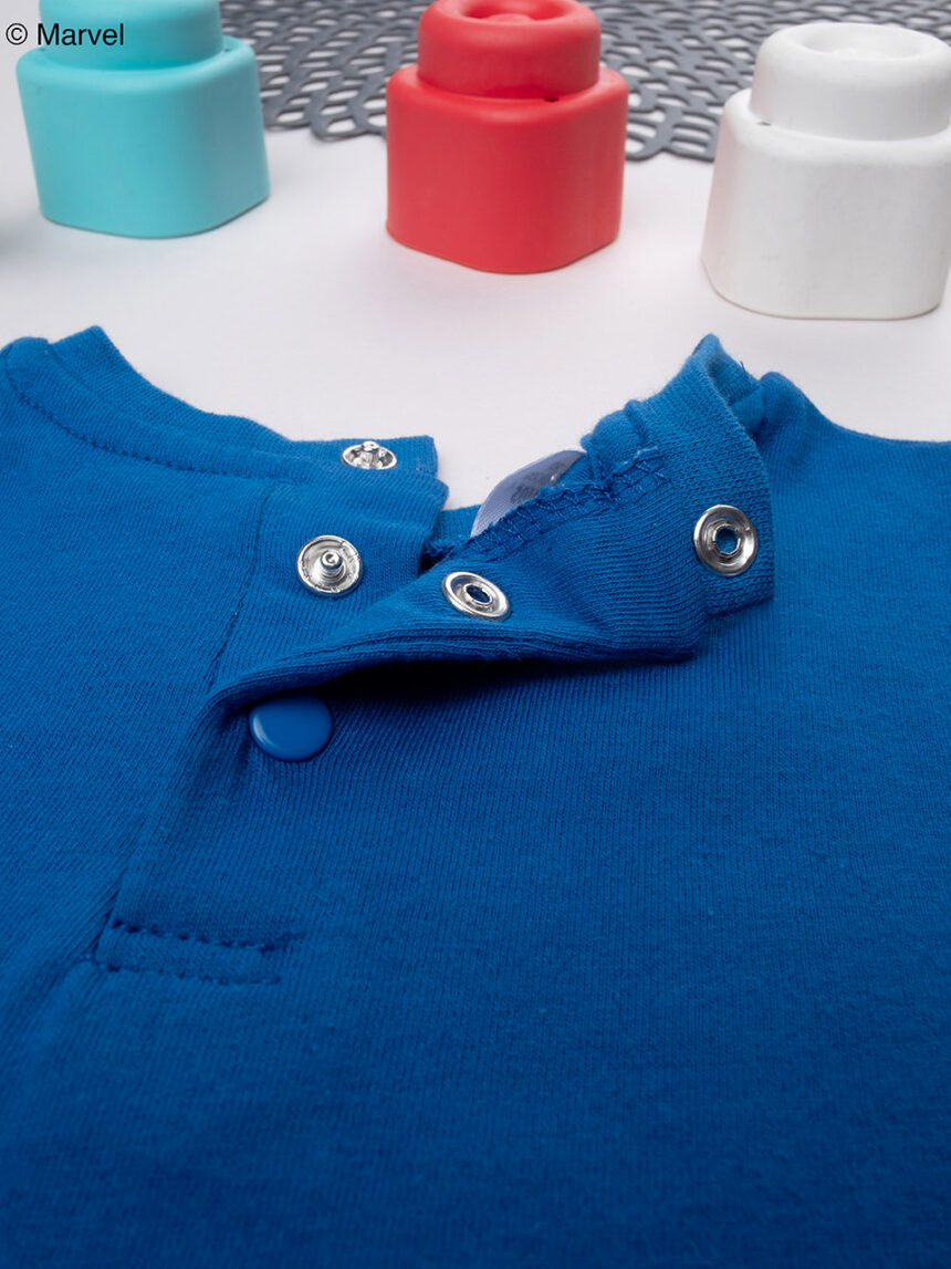 T-shirt bimbo blu "capitan america" - Prénatal