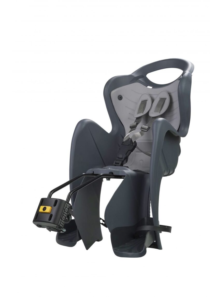 Seggiolino bici posteriore mr fox frame dark grey luxe - Bellelli
