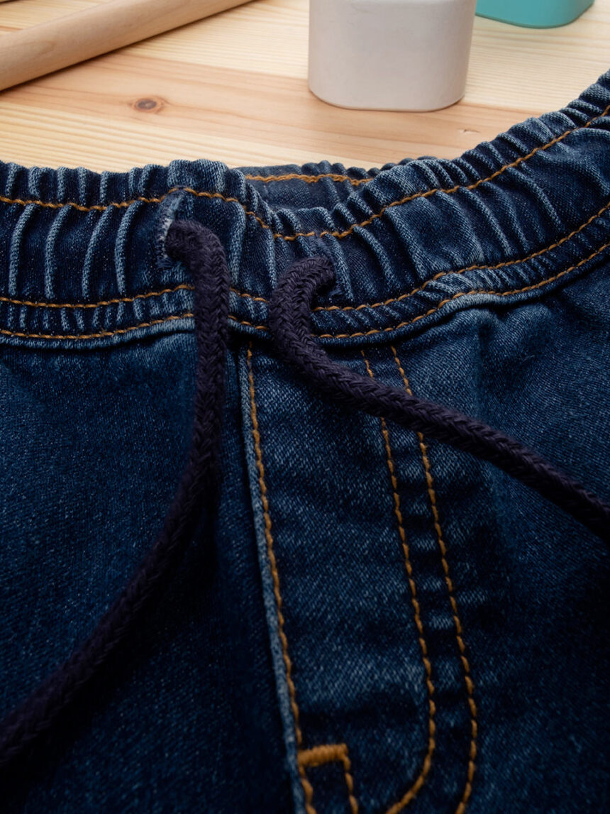 Pantaloni denim blu scuro bambino - Prénatal