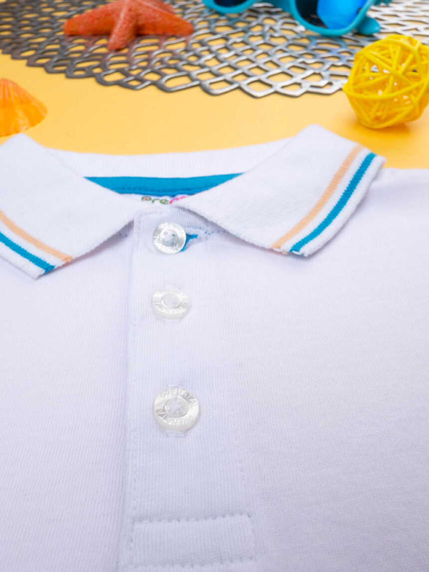 Polo bimbo maniche corte "surf" - Prénatal