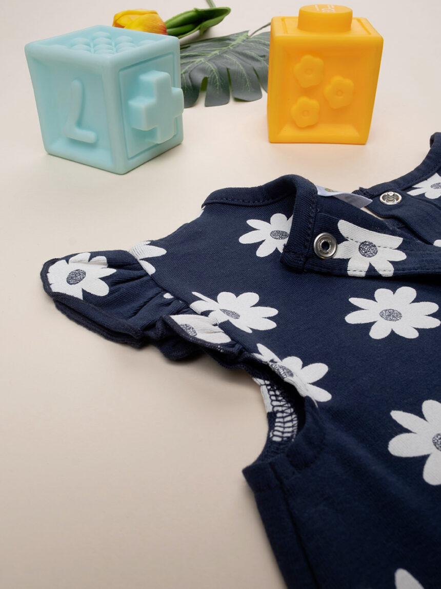 Abito estivo blu bimba in jersey - Prénatal