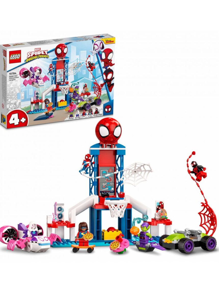 I webquarters di spider-man 10784 - lego marvel super heroes - Spidey