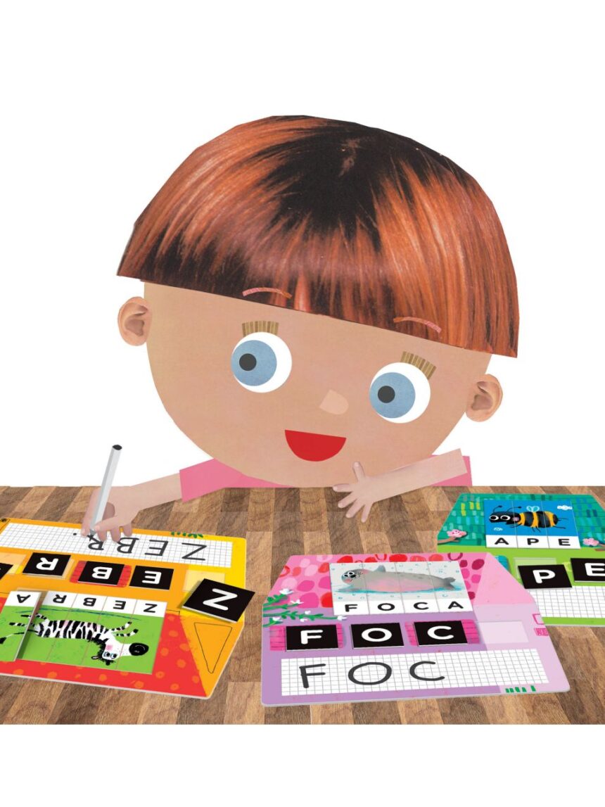 Laboratorio di scrittura montessori. leggo e scrivo con tre metodi divertenti! 3/6 anni - headu - Headu