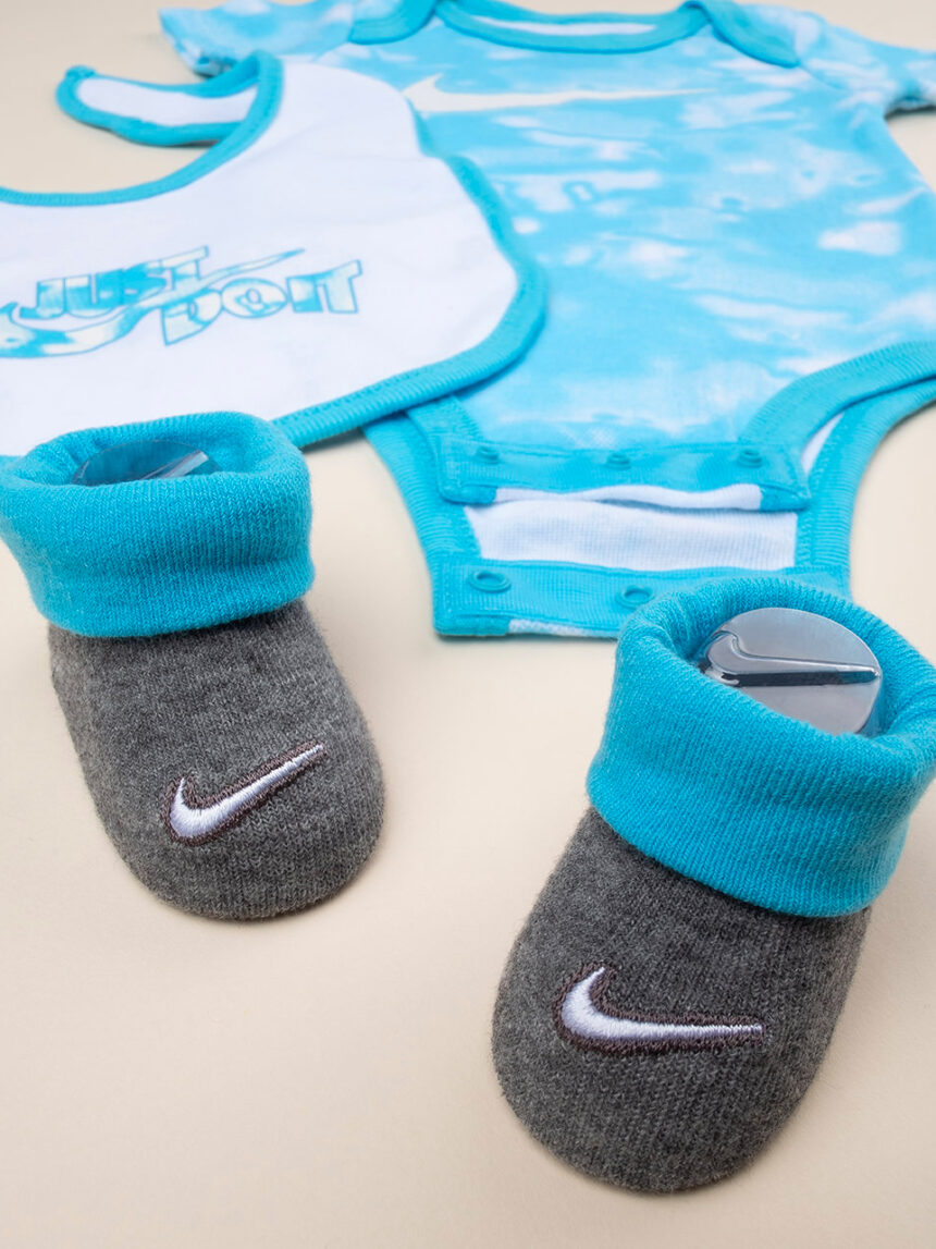 Set nike neonato : body + babucce + bavaglino - Nike