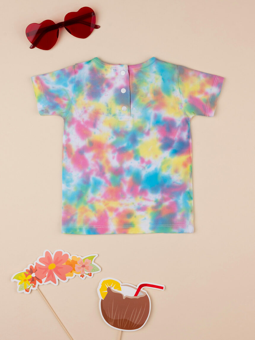 T-shirt bambina tie-dye multicolor - Prénatal