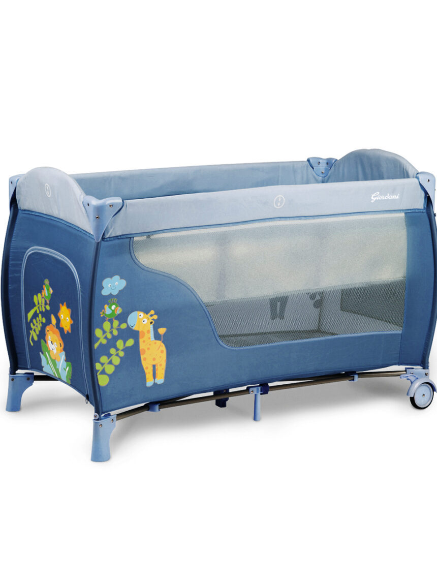 Lettino jungle freinds deluxe blu - Giordani