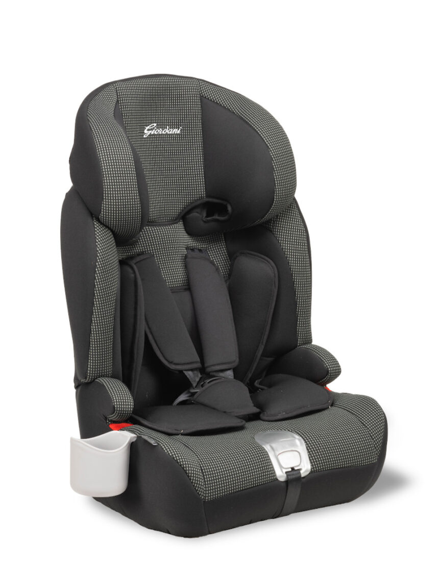 Seggiolino auto pegasus gruppo 1-2-3 black giordani - Giordani