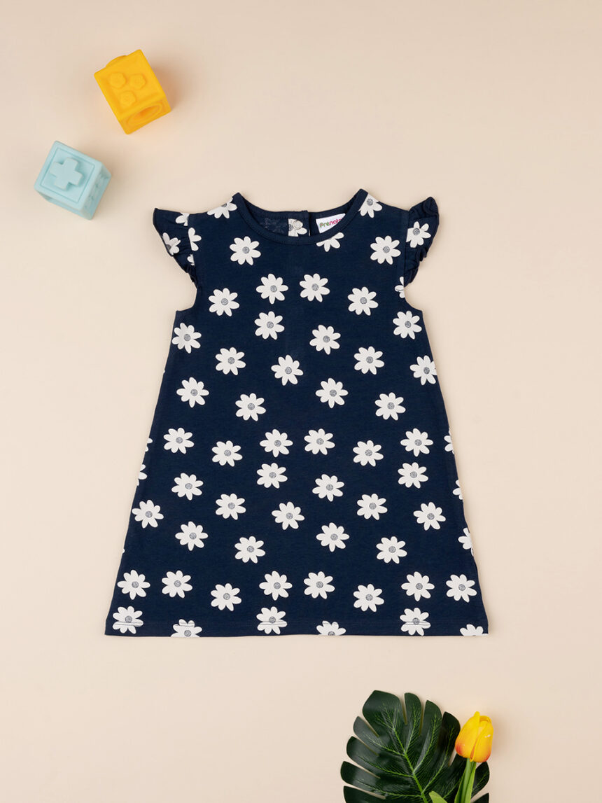 Abito estivo blu bimba in jersey - Prénatal