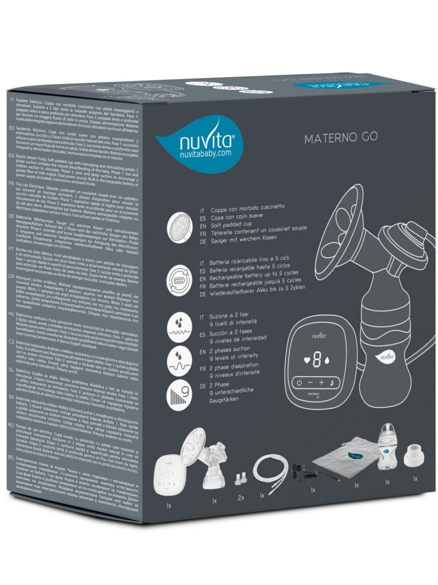 Tiralatte elettrico - materno go 1282m - Nuvita