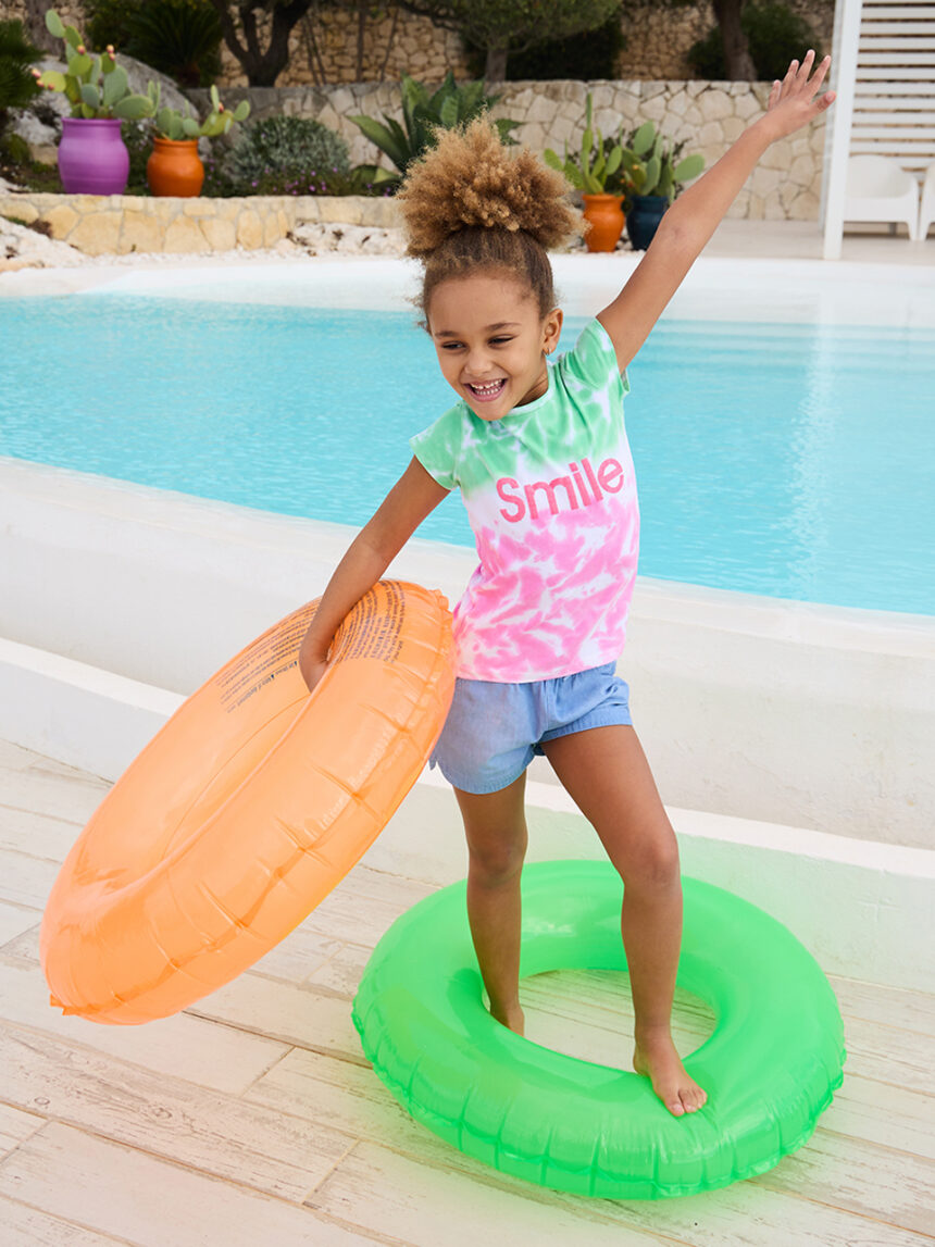 T-shirt bambina tie-dye "smile" - Prénatal