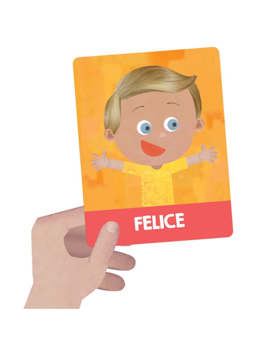 Flashcards montessori emozioni e azioni. per sviluppare autonomia e personalità 1/4 anni - headu - Headu