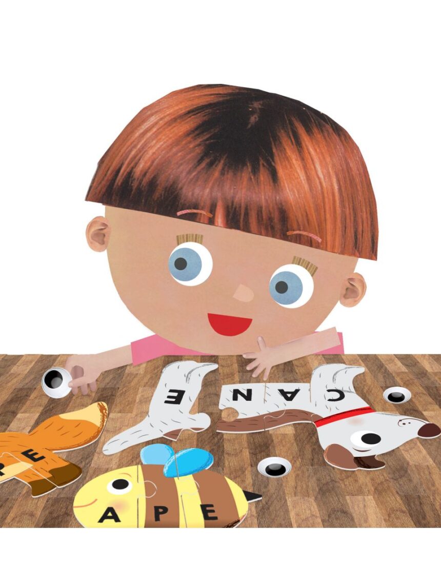 Le mie prime parole. componi gli animali e impara a leggere 3/6 anni - headu - Headu