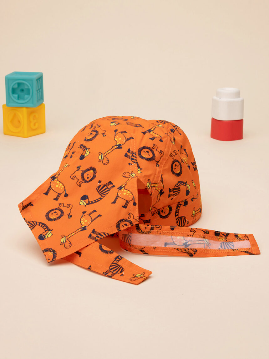 Bandana arancione bimbo giraffe - Prénatal