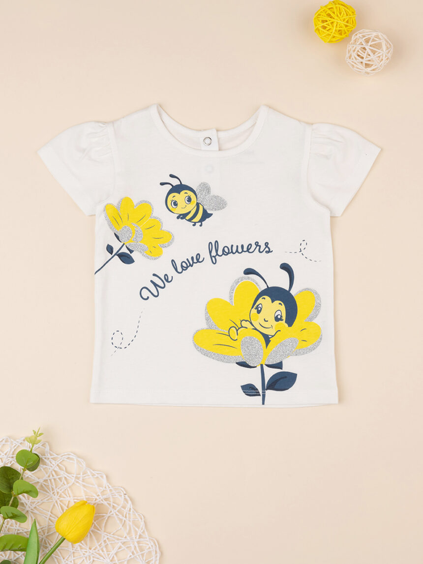 T-shirt maniche corte bimba con stampa - Prénatal