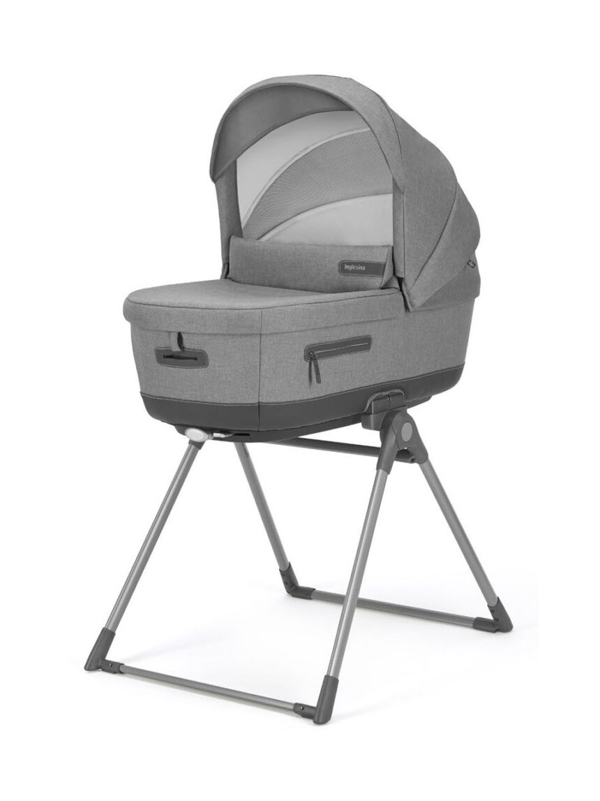 Aptica system quattro colore kensington grey con telaio grafite e seggiolino auto cab - Inglesina