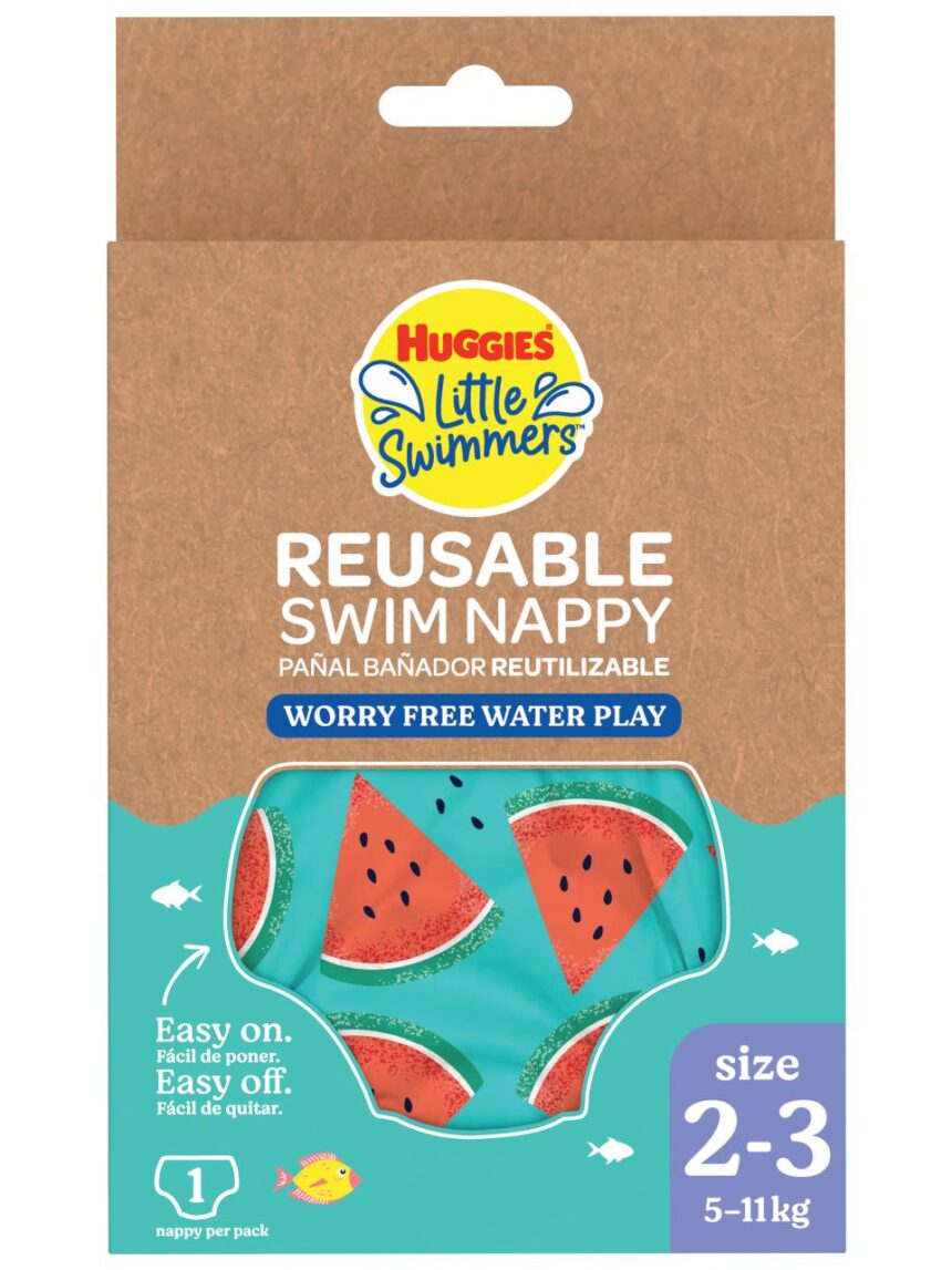 Little swimmers pannolino lavabile tg. s (5-11 kg) - huggies - Huggies