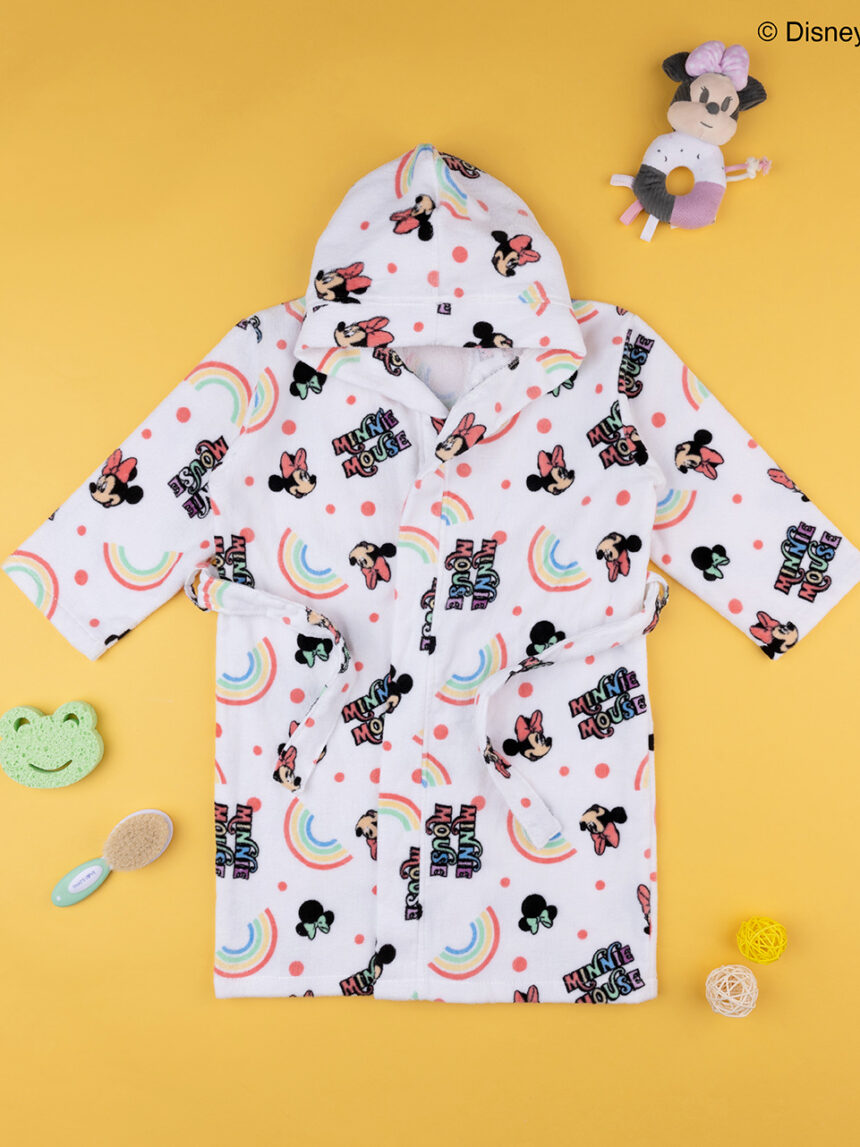 Accappatoio bambina disney minnie in ciniglia - Prénatal