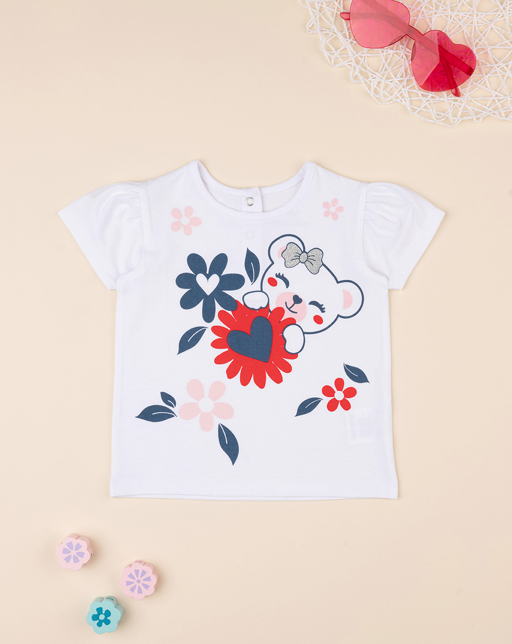 T-shirt maniche corte bimba con stampa - Prénatal