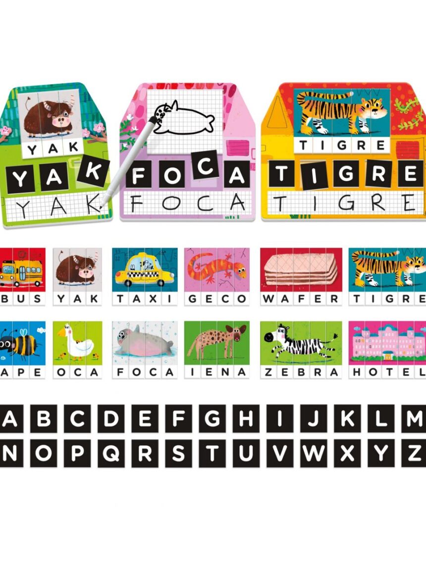 Laboratorio di scrittura montessori. leggo e scrivo con tre metodi divertenti! 3/6 anni - headu - Headu