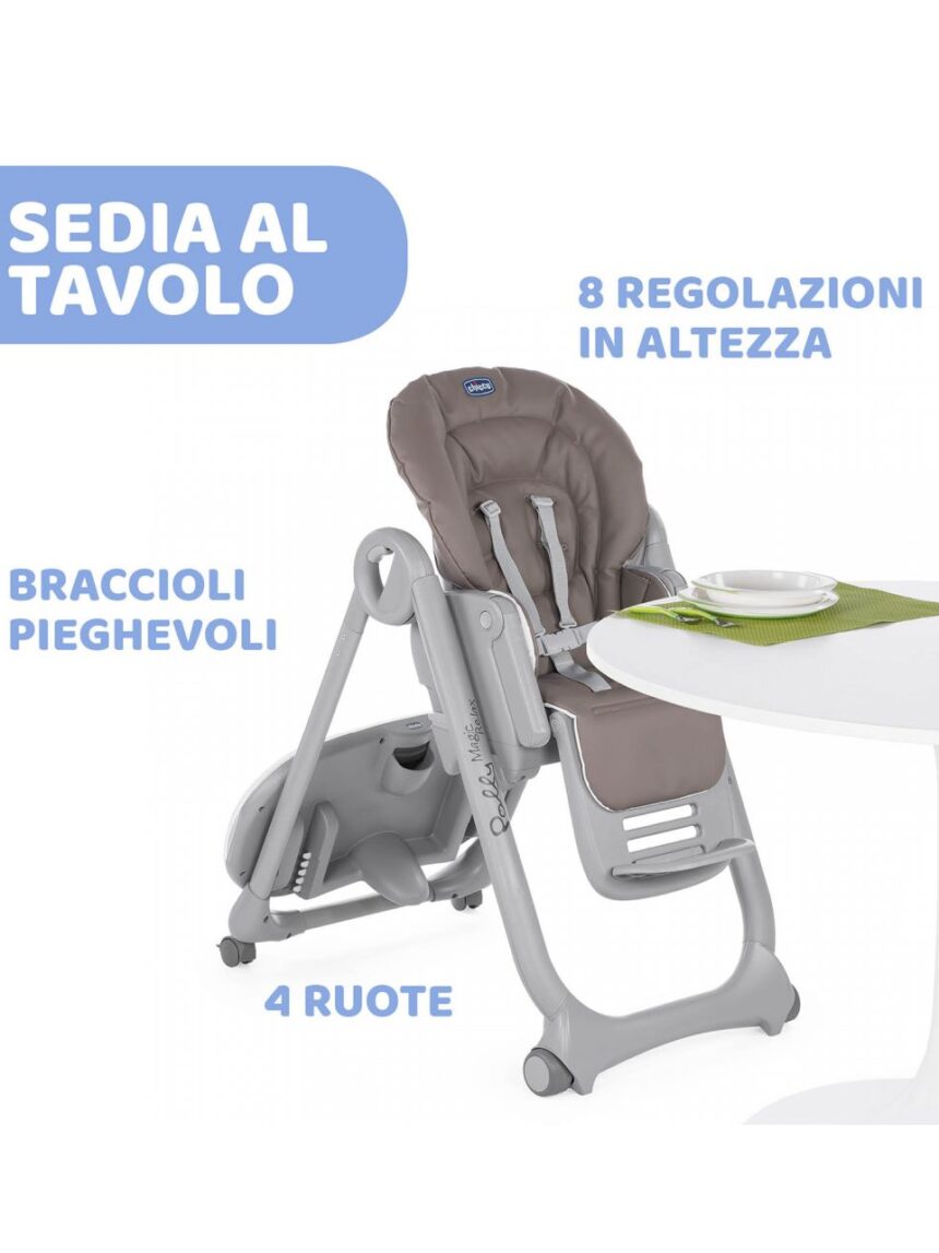 Seggiolone chicco polly magic cocoa - Chicco