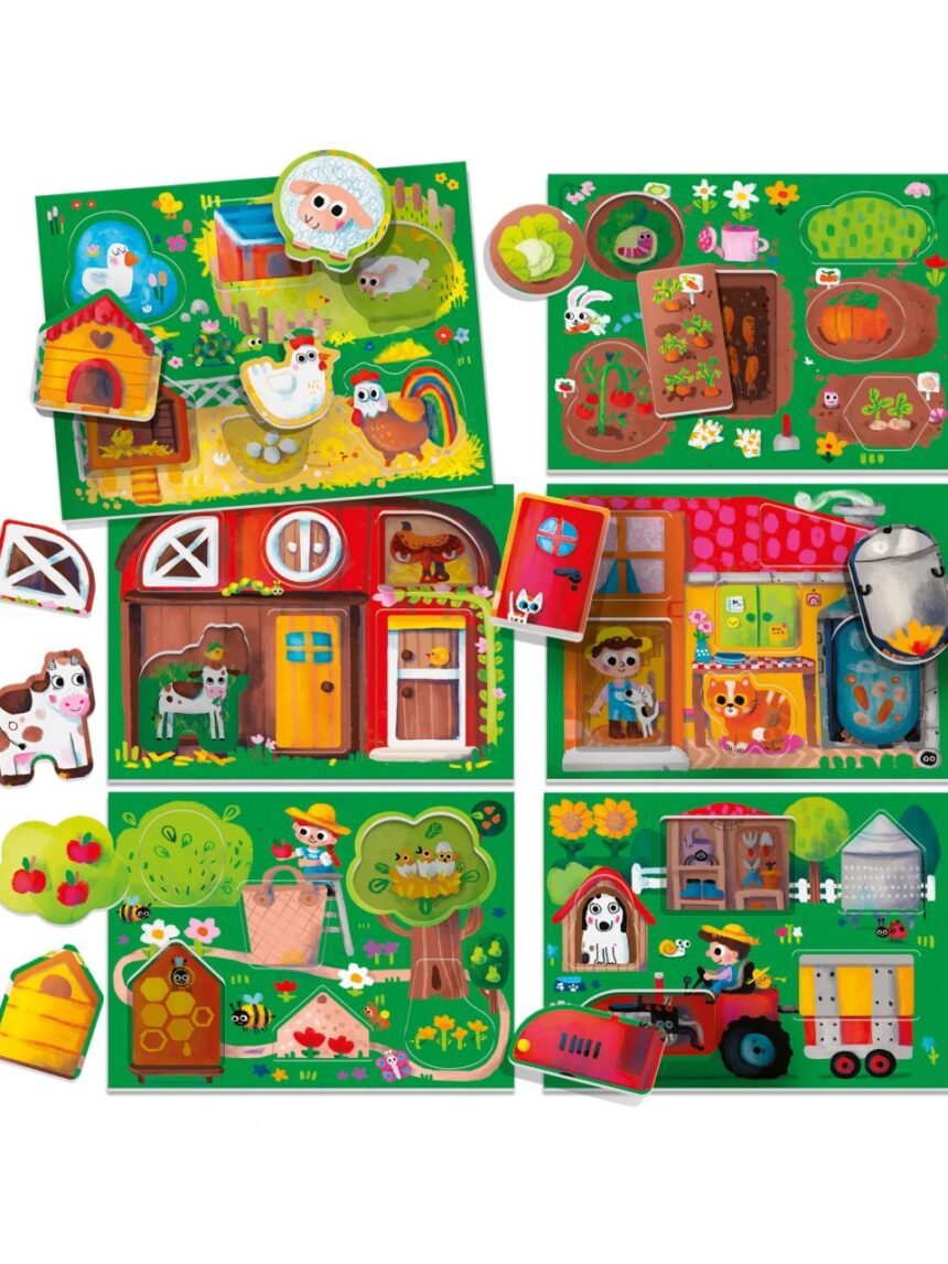 Play farm montessori. prime scoperte nella fattoria! 2/4 anni - headu - Headu