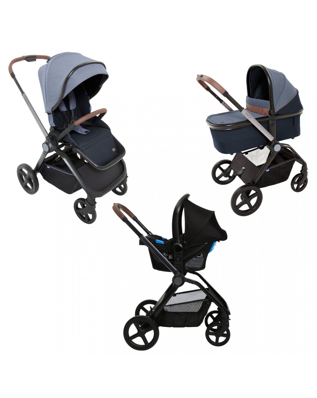 Trio mysa standard royal blue - chicco