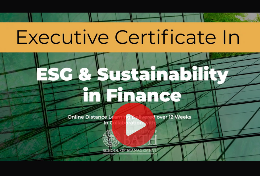 Fast track your ESG and Sustainability in Finance knowledge